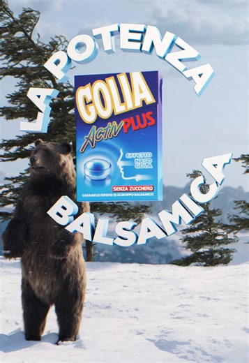 Lassù, in montagna, ci sono gli orsi, e ogni volta che noi umani mangiamo Golia Activ Plus… succede questo. #respiragolia
