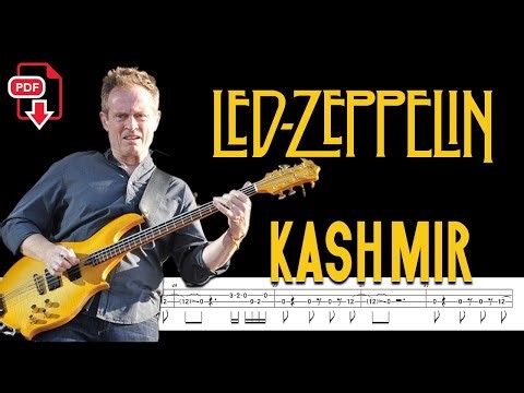 Led Zeppelin - Kashmir (🔴Bass Tabs | Notation) ‪@ChamisBass‬ #ledzepplinbass #chamisbass