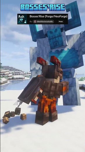 Minecraft Top Boss Mod! #10 #shorts #minecraft