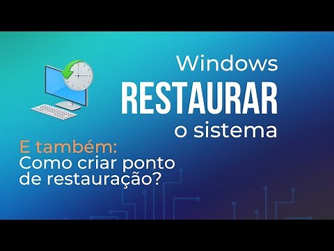 How to restore Windows 10 and 11 to a previous "point"? How to activate system recovery?