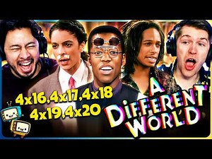 A DIFFERENT WORLD Season 4 Episodes 16-20 Reaction! | Jasmine Guy, Kadeem Hardison, w/ Jaby Koay