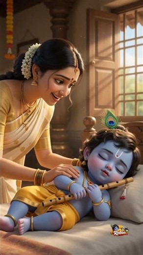😂 "ലഡ്ഡു ഉണ്ടോ?" 😍 | Little Krishna's Funny Wake-Up 😂 | Malayalam Comedy #Shorts