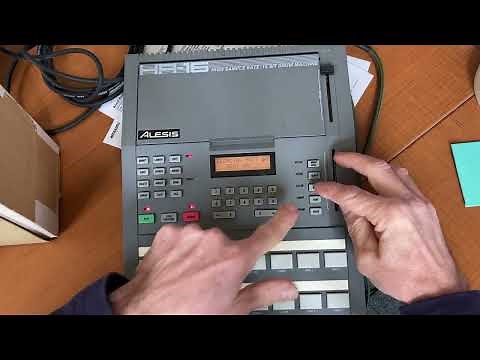 How to program the Alesis HR-16 drum machine