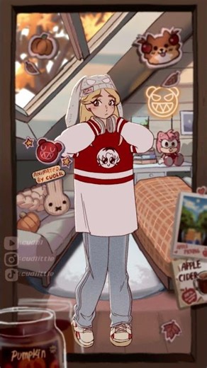 fall to winter outfits 🍂⛄ pick your favorite! #animation #oc #shorts