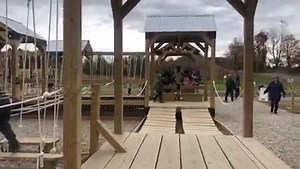 18K views · 115 reactions | LOW ROPES COURSE! New and fun for all ages, included in admission! Open Wed-Fri from 9-1 and Sat-Sun from 10-6....closed for season on Oct 27. | Ellms Family Farm | Facebook