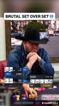 Can He ESCAPE This Cooler?! 🫣 #poker #casino #pokerhands