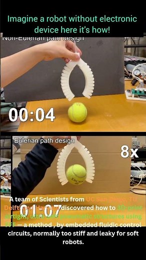 3D-Printed Soft Robots — No Electronics Needed! 🤖🫧✨