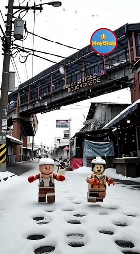 menyebranglah di tangga penyebrangan