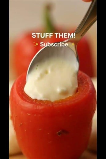 How to make the Creamiest Stuffed Peppers 🌶️ (Basque Secret)