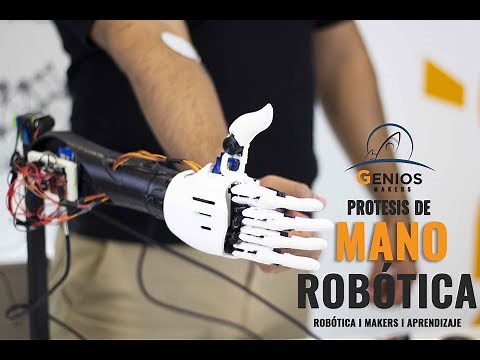 PROTESIS DE MANO ROBOTICA IMPRESA EN 3D PARA NIÑOS