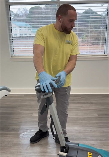 𝑻𝙝𝒊𝙨 𝙄𝒔 𝑾𝙝𝒚 𝑴𝙤𝒑𝙥𝒊𝙣𝒈 𝑰𝙨𝒏’𝒕 𝑬𝙣𝒐𝙪𝒈𝙝 👀🔥 POV: Your cleaning company only uses a mop 😬 Stay Fresh Cleaning Services using professional floor scrubbing machines at Coastal Carolina Orthodontics. Mops push dirt around. Scrubbers remove it. If you manage a dental, medical, or office facility — this is the difference professional equipment makes. Follow for more commercial cleaning transformations 💪 #CommercialCleaning #FloorScrubbing #janitorialservices #asmr #satisfying