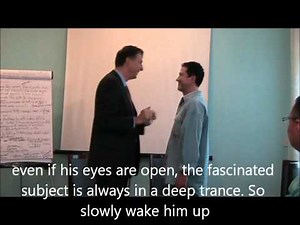 Hypnotic Anesthesia in 30 secs - Tutorial using direct gaze (fascination)