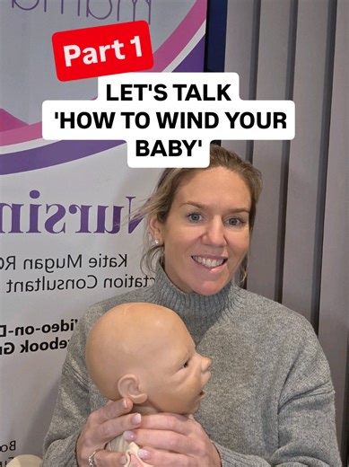 Lets talk winding- How to burp your baby, the does & the don'ts and stay for part 2 where Ill do a demo! #nursingmama #IBCLC #lactationconsultant #winding #gassybaby