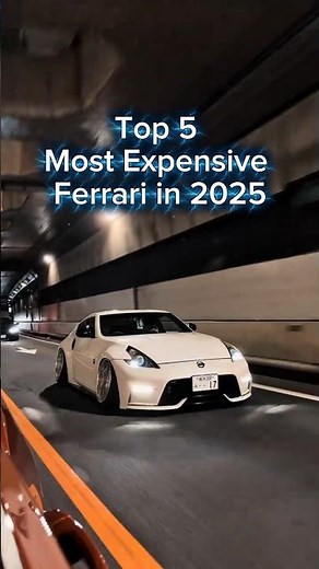 🔥 Top 5 Most Expensive Ferrari Cars in 2025 🏎️💰 | Million Dollar Ferraris #ferrari #shorts