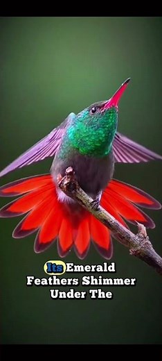 The Hummingbird’s Rain Dance 💚✨
