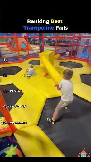 Ranking Best Trampoline Fails 😭