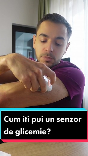 Cum iti inserezi un senzor de glicemie? #glicemie #dexcom #diabet #senzor #sfaturimedicale #fyp