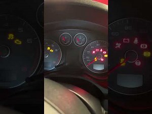 Cómo restablecer la presión de los neumáticos en un Audi A3.