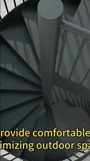 Modern Outdoor Spiral Staircase Concept Design | Custom Garden Stair Solution
