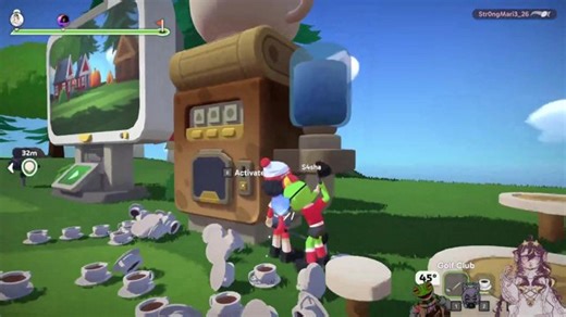 Playing some Burger bots with some friends