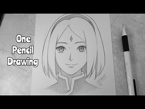 Easy Sakura Drawing | How to Draw Sakura Step by Step | Anime Drawing Tutorial