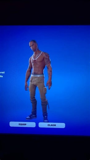 SECRET CODE GET TRAVIS SCOTT FOR FREE #fortnite #viral #shorts #travisscotttypebeat