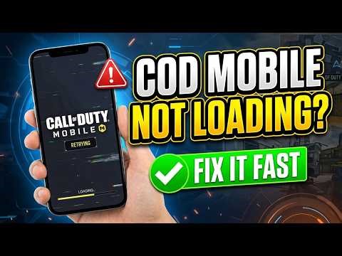 How to Fix Call of Duty Mobile Not Loading on Android & iPhone (Easy Solutions)