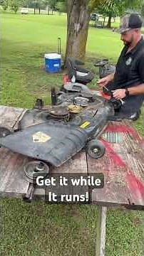 Cub Cadet Deck Repair | New Spindles & Idler Pulleys
