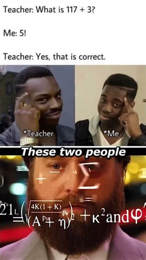 He’s a Math Genius and He Knows It! 🧠 #math #meme #funny