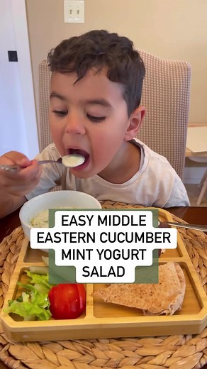 274K views · 3.9K reactions | You asked for this yogurt salad popular in the Middle East and here it is! It goes alongside many dishes and is so refreshing in warmer weather! A good quality yogurt also has many great benefits so this is perfect for kids as well. #nontoxicliving #kidshealthyfood #kidsfood #wholefoodnutrition #lebanesefood #healthyfood #cleaneating #kidshealth #wholefoods #yogurtbowl | Kids Clean Eats | Facebook