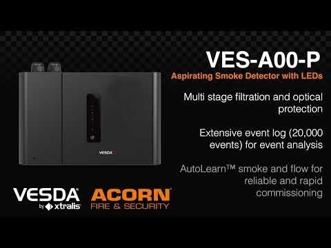 Vesda-E VES VES-A00-P Aspirating Smoke Detector with LEDs - Acorn Fire & Security