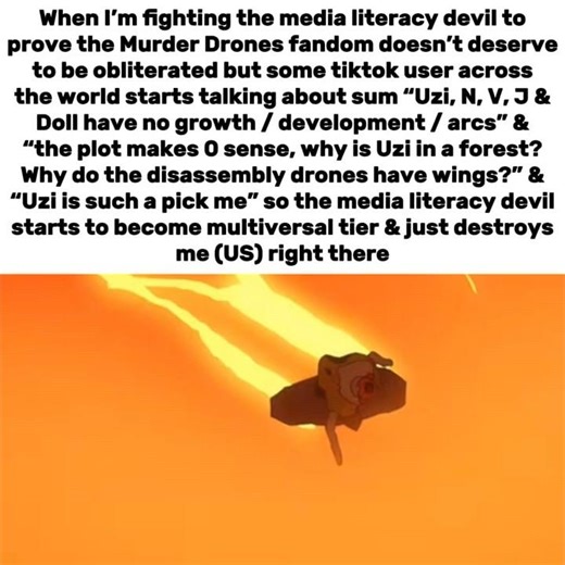 Murder drones fandom meme #uzidoorman #shorts #murderdronesepisode8