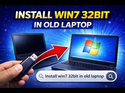 Windows 7 32-bit Install | Drivers Tak Sab Sikhaenge