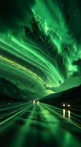 Into the Cosmic Green Vortex – Alien Sky Awakens 🌌🛸