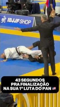 1ª LUTA PAN JIU-JITSU IBJJF 2026 🇺🇸 #jiujitsu #botinha #toehold #bjj #orlando #panamericano #2026