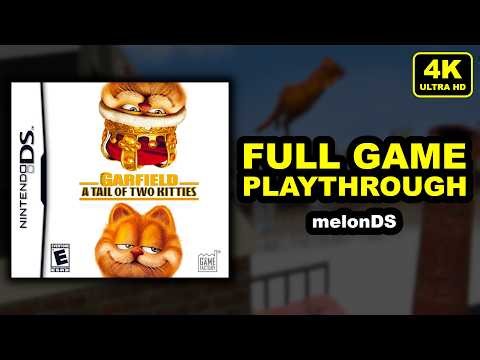 Garfield: A Tail of Two Kitties (Nintendo DS) - FULL GAME PLAYTHROUGH - SOME Commentary