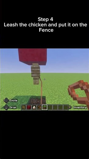 Easy Minecraft balloon tutorial #minecraft #shorts