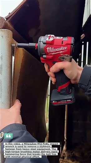 ⚡ Watch This Stuck Bolt Come Out in Seconds! Milwaukee M12 FUEL Power Test
