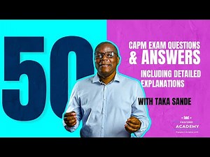 50 CAPM Practice Questions and Answers