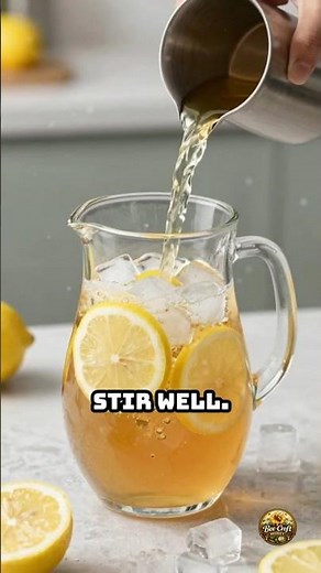 Honey Lemon Myrtle Iced Tea in Seconds