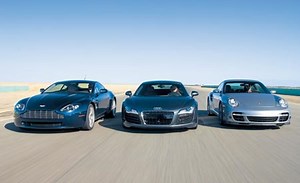 Tested: 2008 Audi R8 vs. Aston Martin V-8 Vantage vs. Porsche 911 Turbo