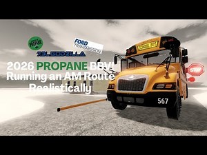 Running a 2026 Propane BBV Bus #567 in Roblox W.C.P.S