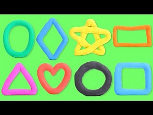 Learn Shape Song with Play doh for Kids