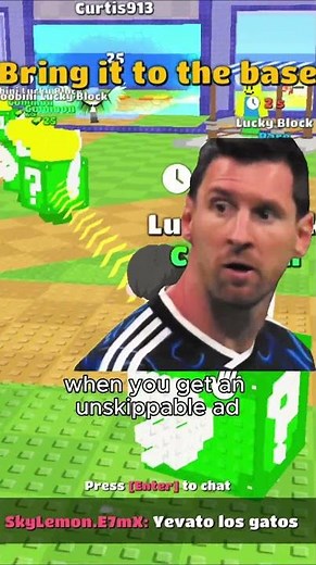 When the Ad Is Unskippable 😐 | Messi Meme