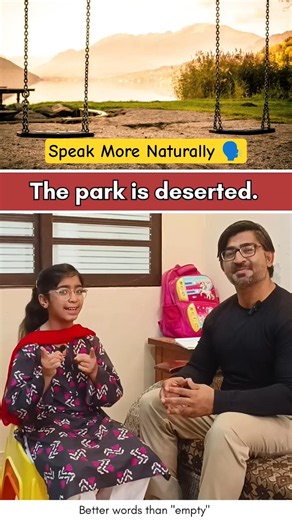 Speak More Naturally 🗣️ | Better Words Than “Empty” ✅ #shorts #empty #words