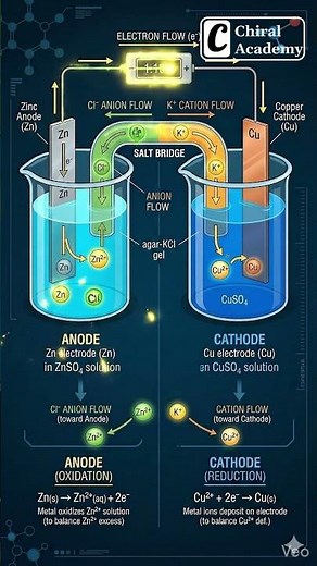 Salt bridge #chiralacademy | csir net chemical science