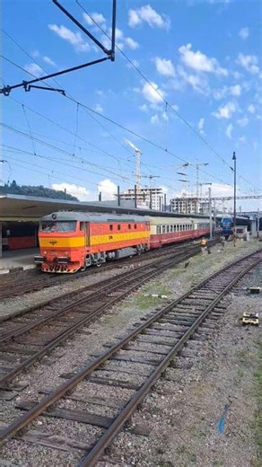 🇨🇿 Dieselová lokomotiva KŽC Bardotka T478.1033 #train #vlaky #vlak #railway #shorts #history #video