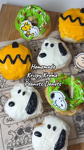 SunniSnoopy on Instagram: "I still couldn’t come to @krispykreme yet and it’s not near me so I made it at home. This easy biscuit donut recipe is from @brunchwithbabs she used @pillsbury biscuit dough in the air fryer. I recently bought @ninjakitchen air fryer @costco for great price. So why not! 🤗 #easybaking #donut #snoopydonut #krispykreme #krispykremedonuts #copycatrecipes #homebaking #airfryerrecipe #ninjacrispi #explorepage✨ #Snoopylover #Snoopy #peanuts #peanutscollab"