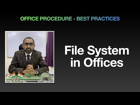 Office Procedure || File System in Offices