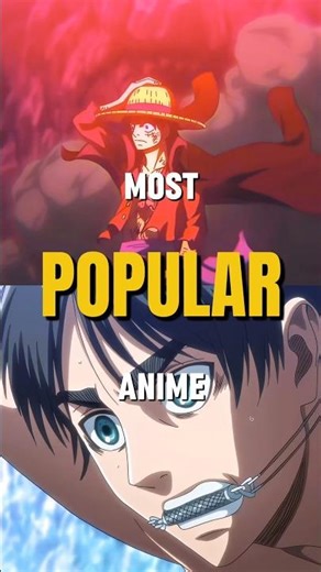 Most popular anime all time Part -- 2 #anime #short